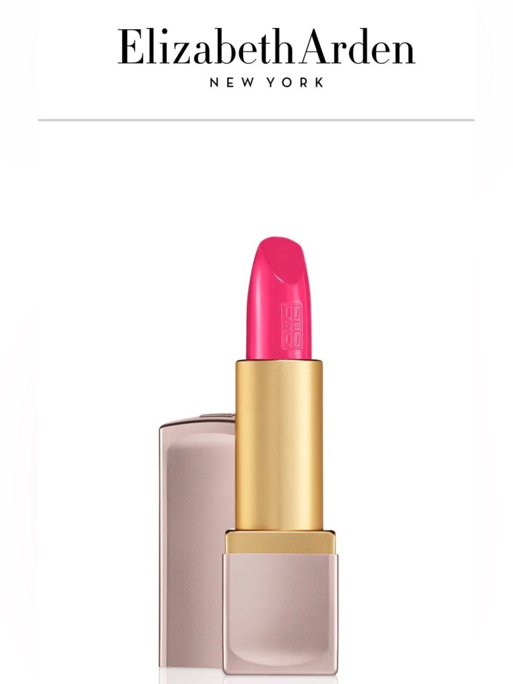 Elizabeth Arden Persistent Pink Cream lipstick.
